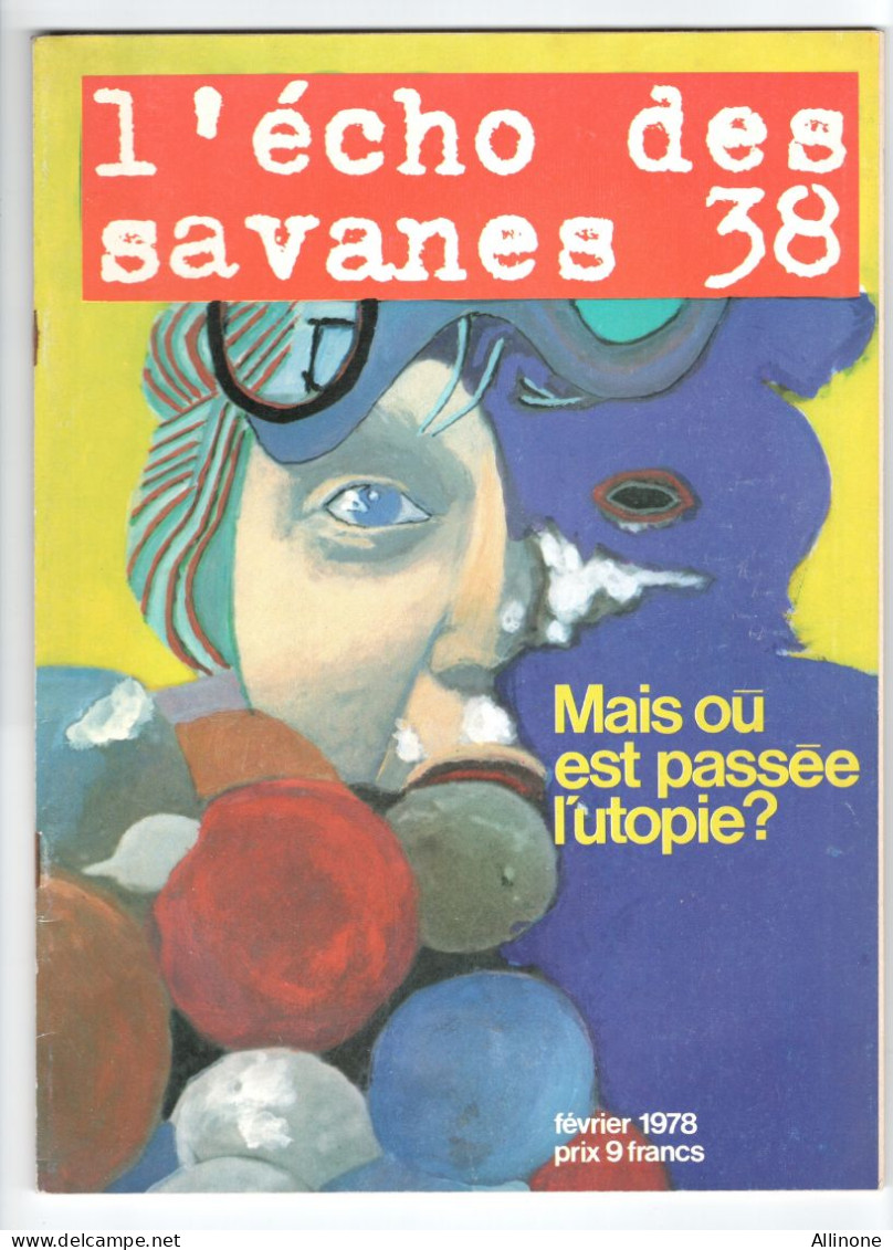 BD Echo Des Savanes N° 38  TB  Achetée Par Moi-même à Sa Sortie En 1978 - L'Echo Des Savanes