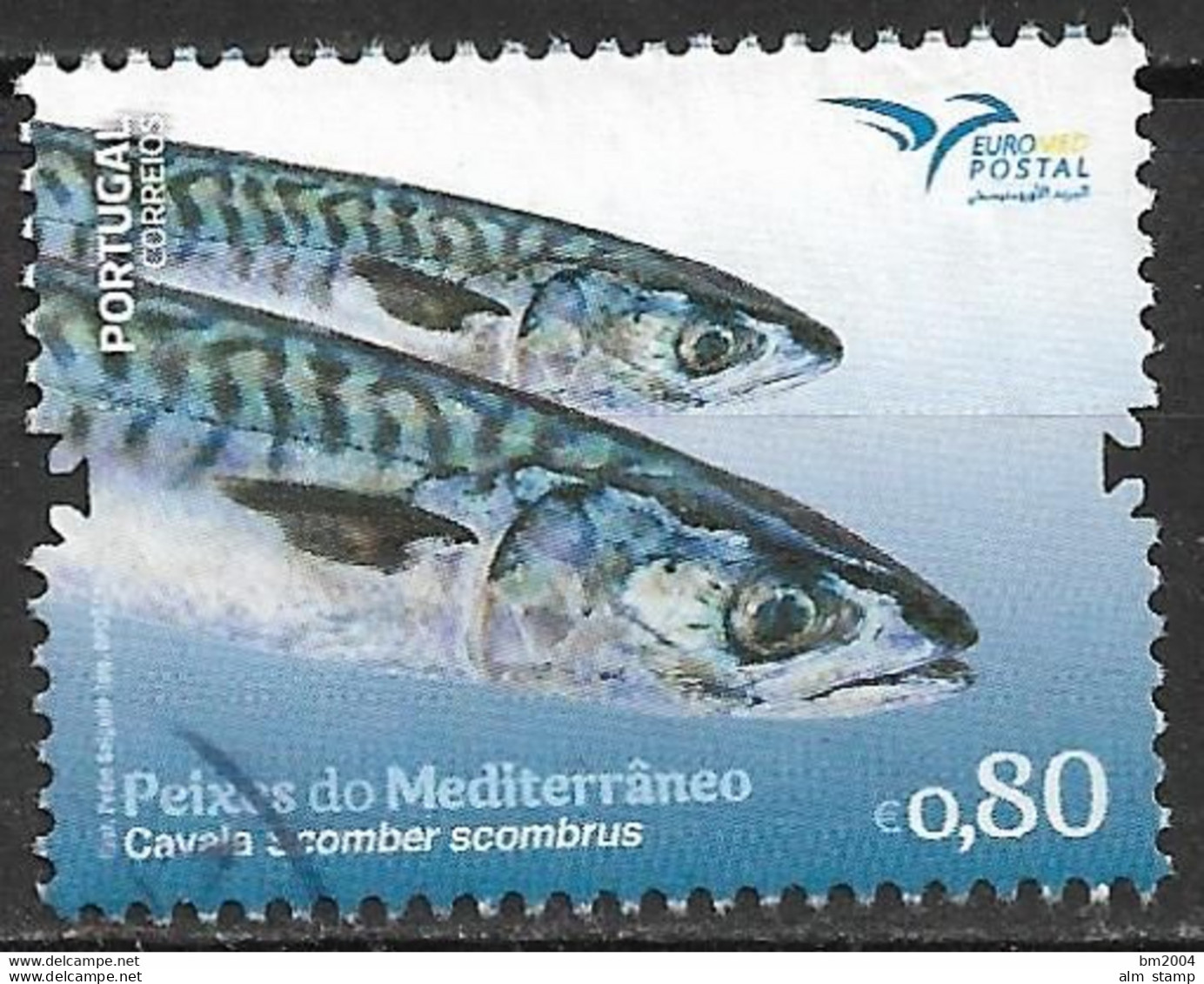2016 Portugal Mi. 4151  Used  Euromed Postal  Fische Des Mittelmeeres. :Echter Bonito (Katsuwonus Pelamis) - Oblitérés