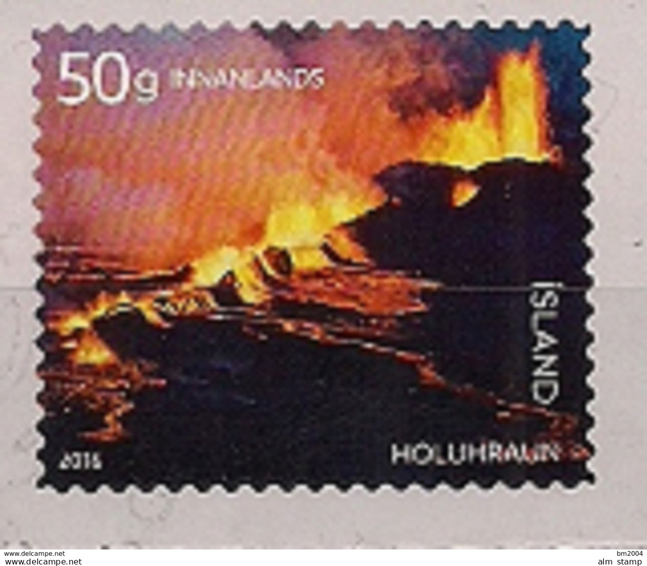 2016 Island Mi. 1497  Used     Vulkanausbruch Im Holuhraun-Lavafeld. - Oblitérés