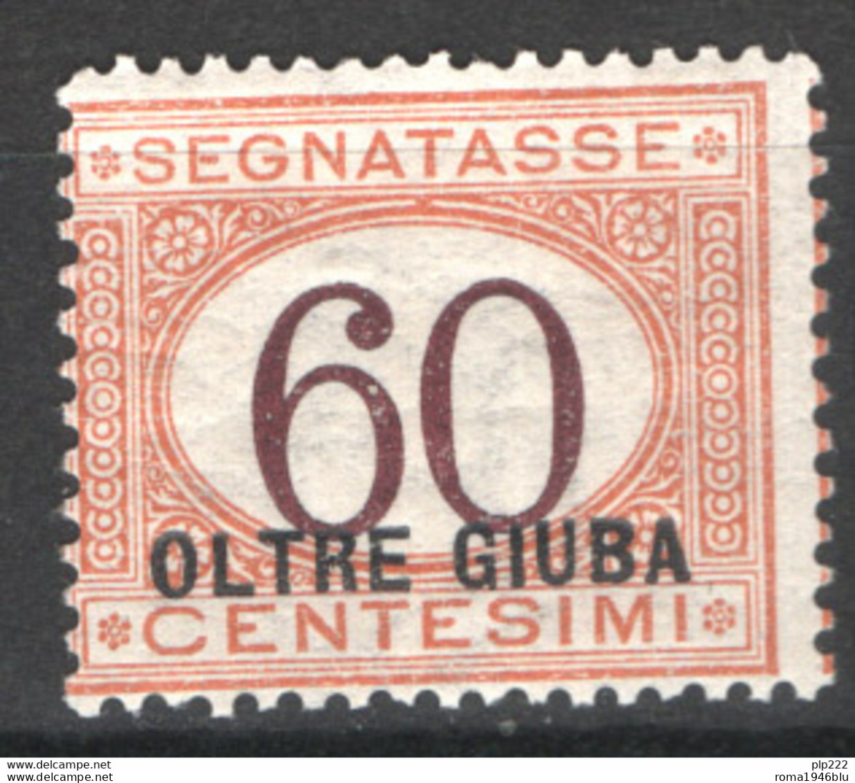 Oltre Giuba 1925 Segnatasse Sass.S7 */MH VF/F - Oltre Giuba