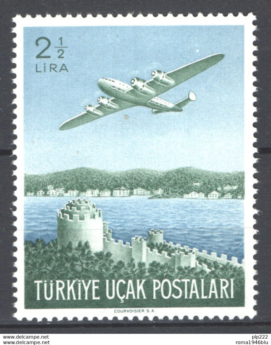 Turchia 1950 Posta Aerea Unif.A18 **/MNH VF/F - Poste Aérienne
