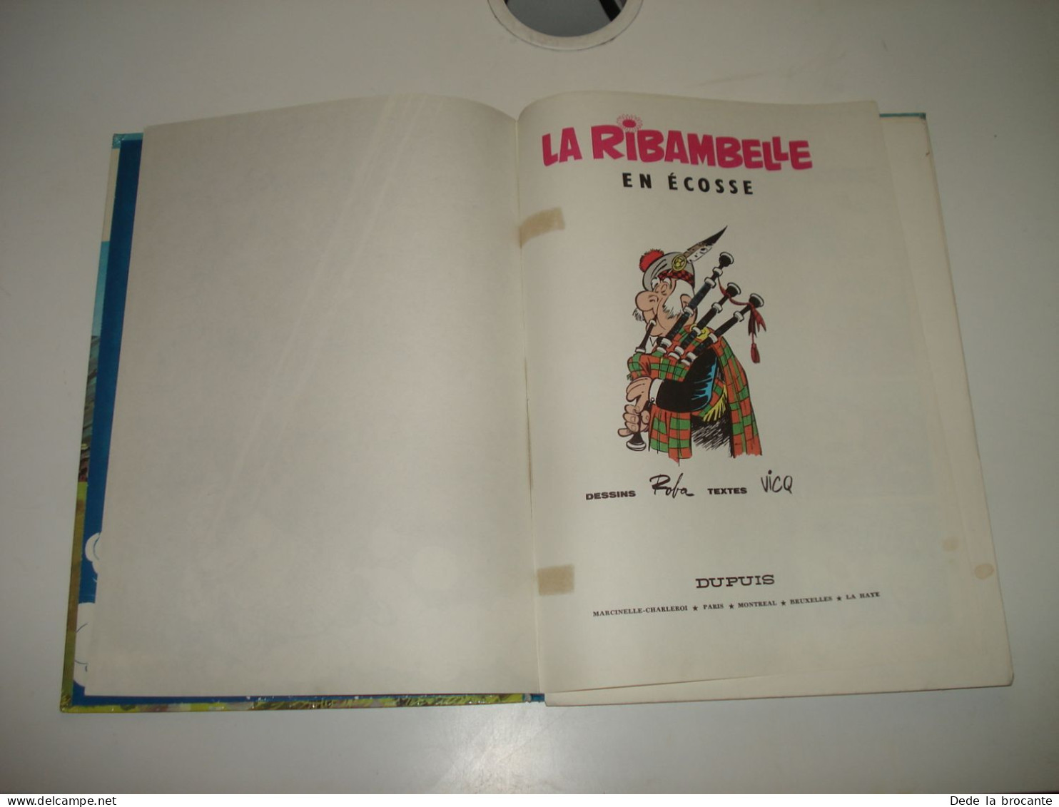 C48 ( 2 )/ La Ribambelle  " En Ecosse " - Roba Et Vicq - EO De 1966 - Petit Prix - Ribambelle, La