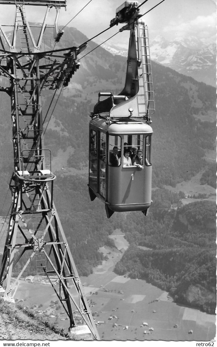 LUNGERN ► Alte Luftseilbahn Lungern-Breitenfeld, Ausblick Von Station Turren - Lungern