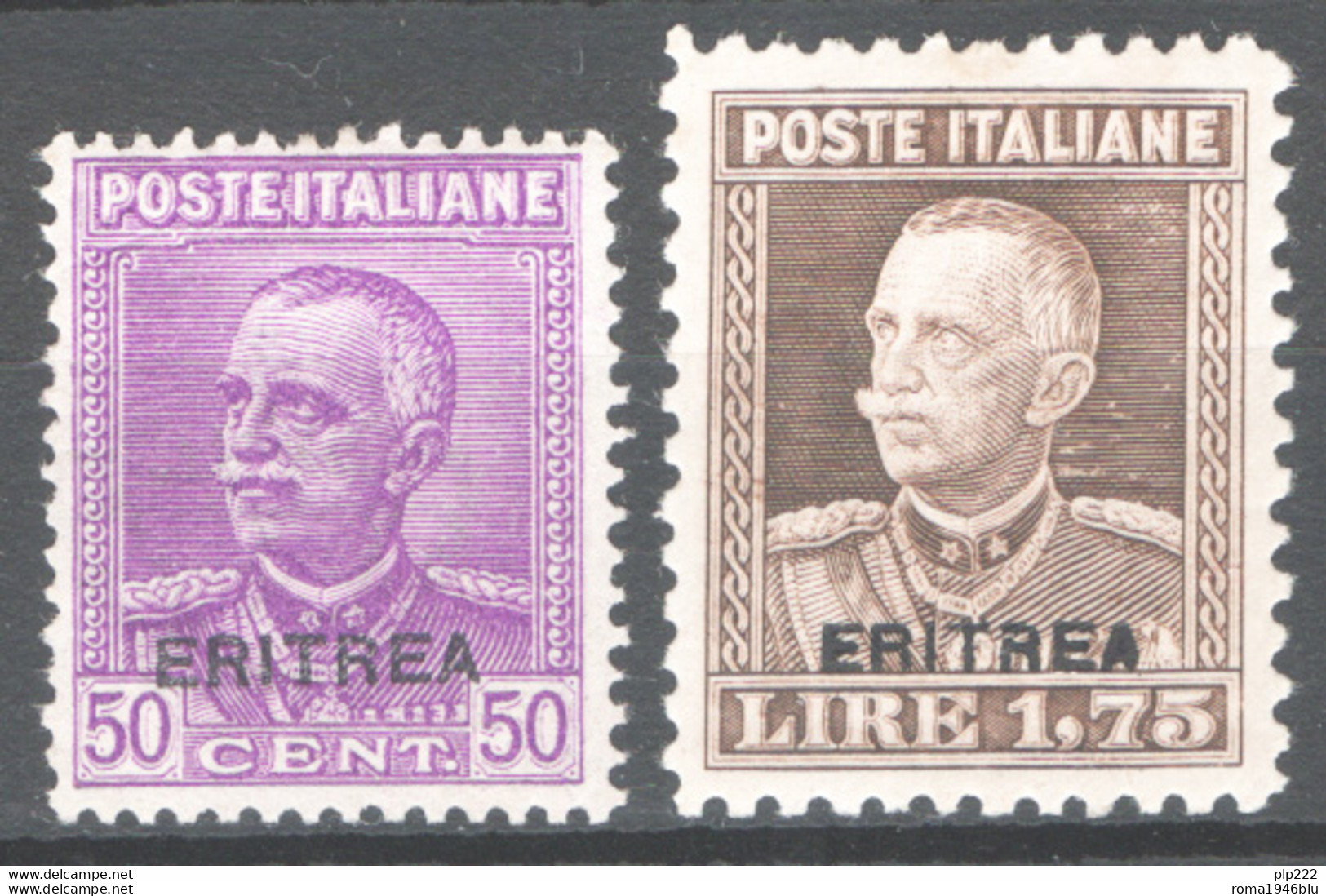 Eritrea 1928 Sass.136/37 **/MNH VF/F - Eritrea