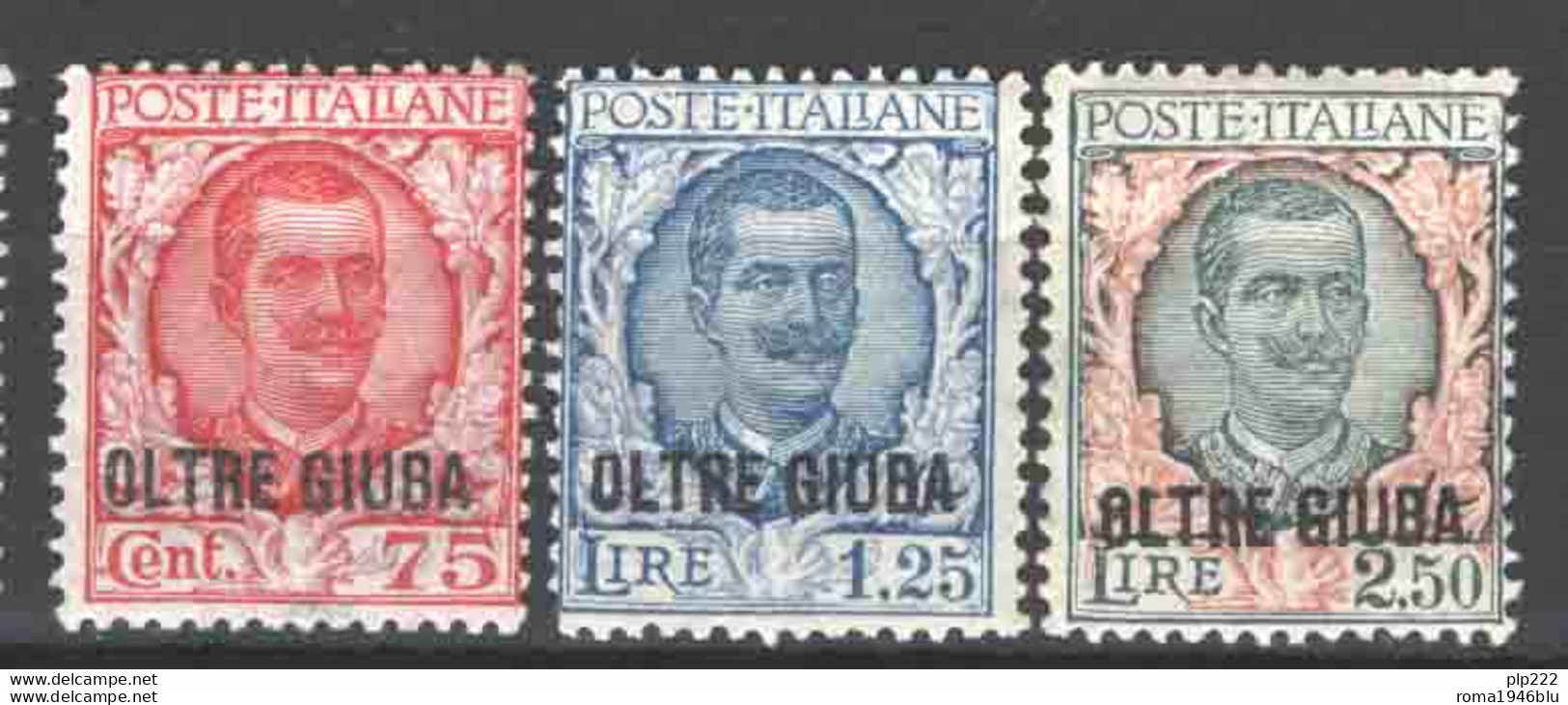 Oltre Giuba 1926 Sass.42/44 **/*/MNH/MH VF/F - Oltre Giuba