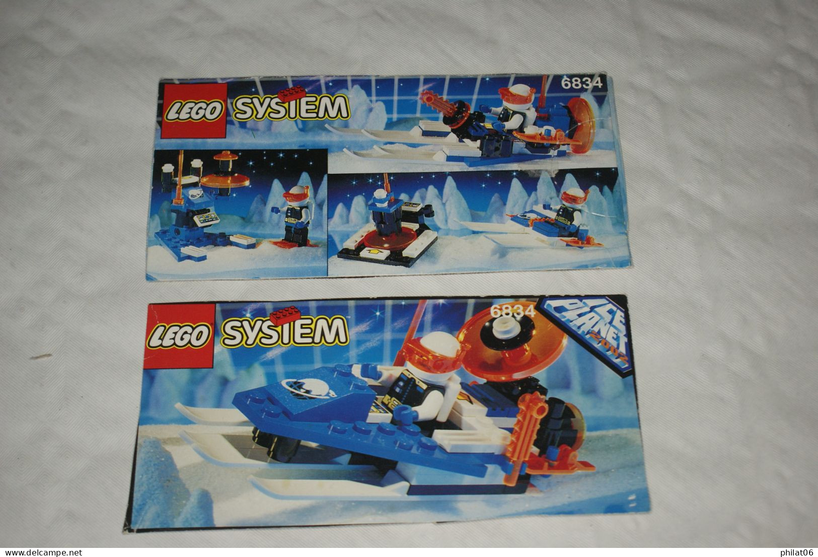 Scooter Des Neiges 6834 (année 1993) Complet Avec Notice Sans Boite - Lego System