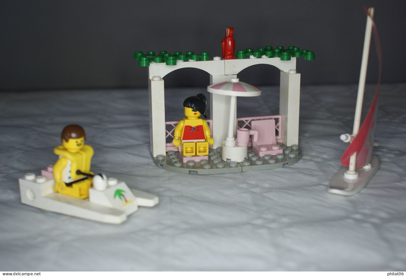 Café Et Pédalo Plage 6411 (année 1992) Complet Avec Boite - Lego System