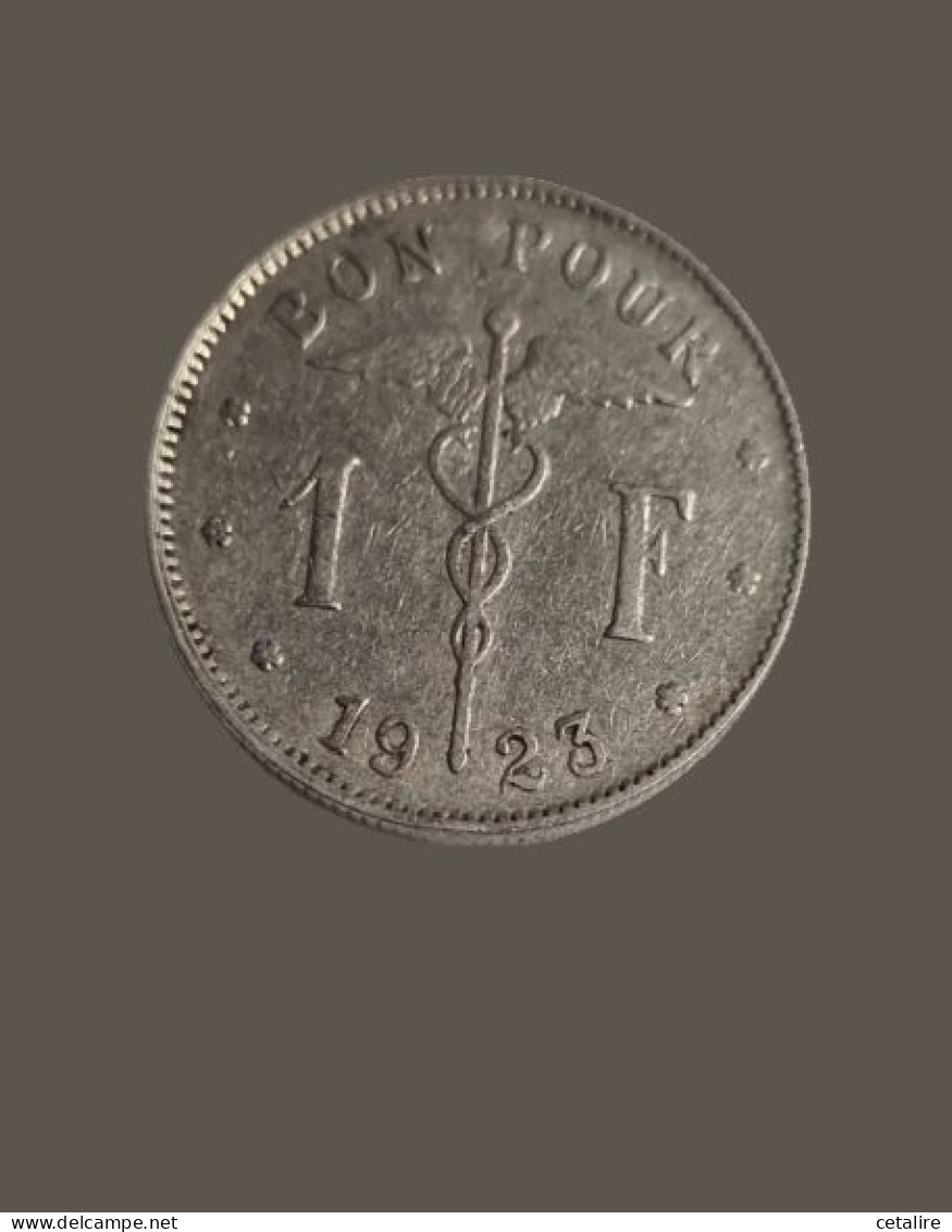 Belgique 1 Franc 1923 SUP - 1 Franc