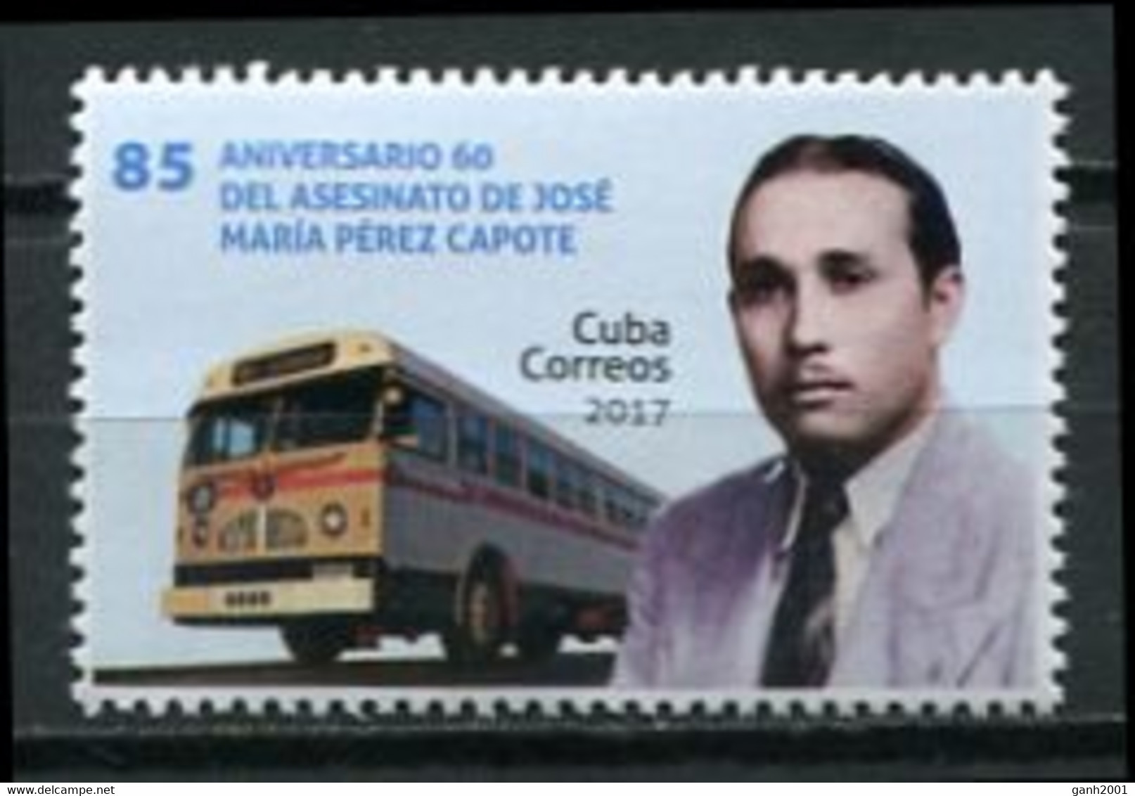 Cuba 2017 / Bus MNH Autobús / Cu7303  5-9 - Bus