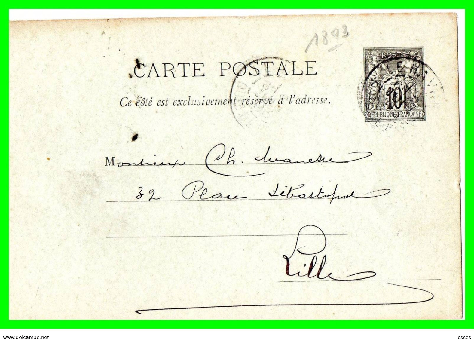 Lot de Quatorze Entiers Postaux Carte Postale Avant1900 (rectos versos)