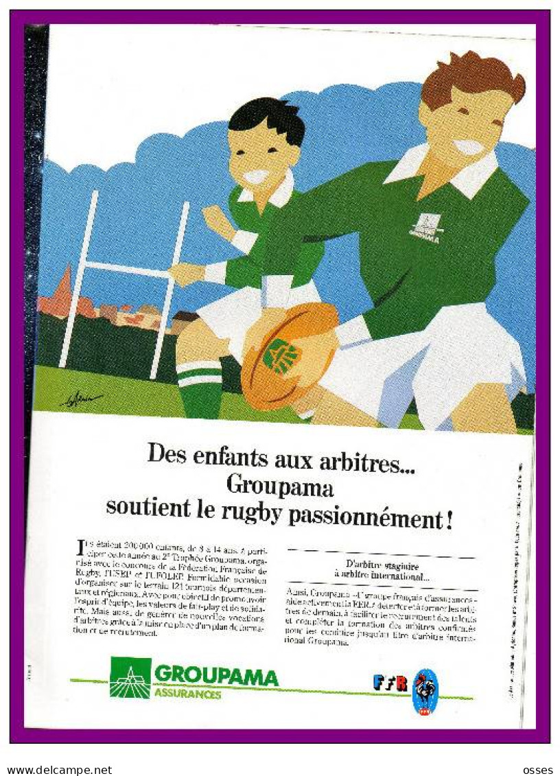 71éme CONGRES DE LA F.F.R. 7 - 8 Juillet 89 (100 Ans de Rugby a Bordeaux)