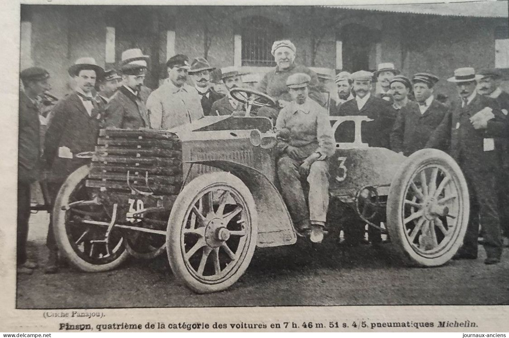 1901 COURSES AUTOMOBILES - BORDEAUX = PARIS ET LA COUPE GORDON BENETT - GIRARDEAU - FOUNIER - M. MORS - TESTE