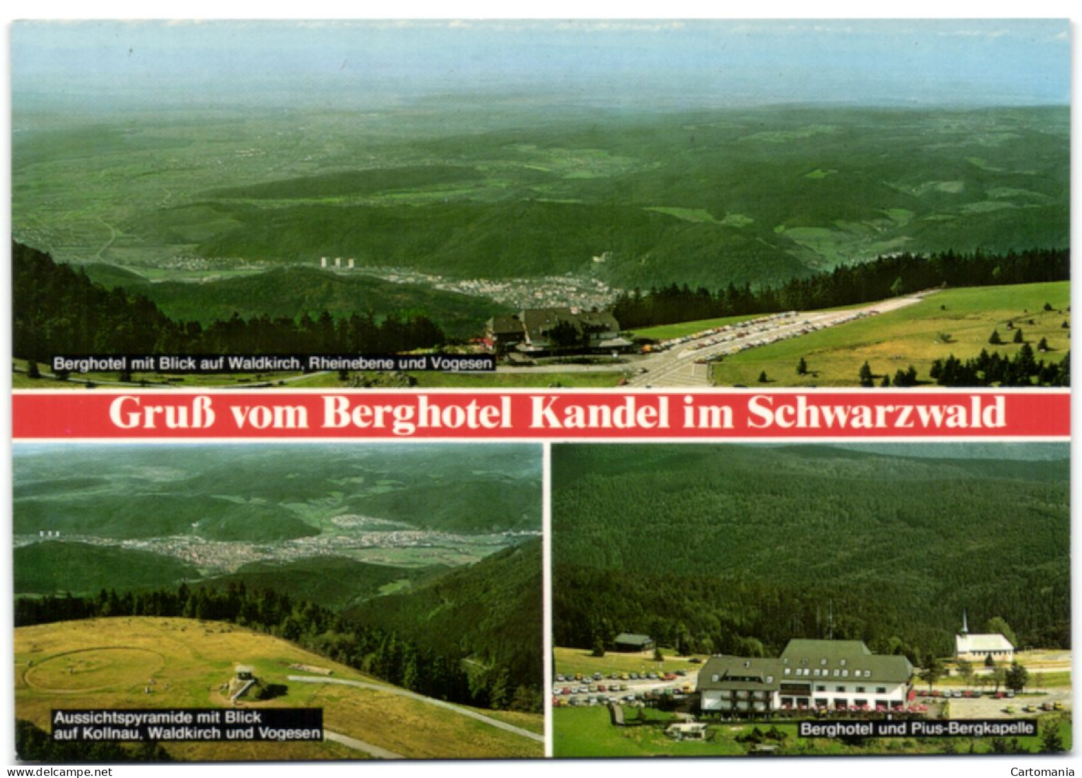 Gruss Vom Berghotel Kandel Im Südschwarzwald - Kandel