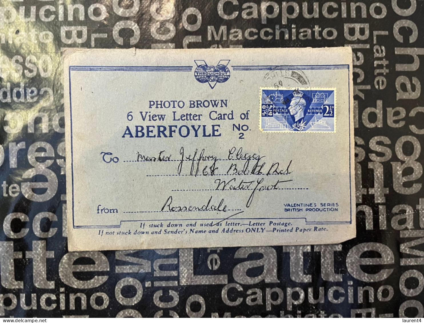 (Folder 140) UK- Scotland - Aberfoyle (posted 1946) - Stirlingshire