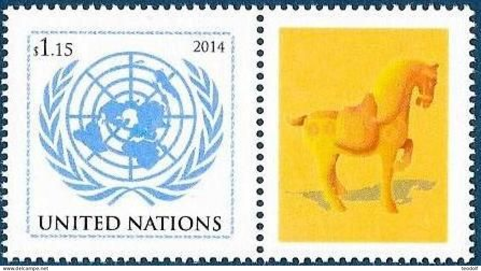 N° Yvert 1369** MNH Année 2014 - Ungebraucht