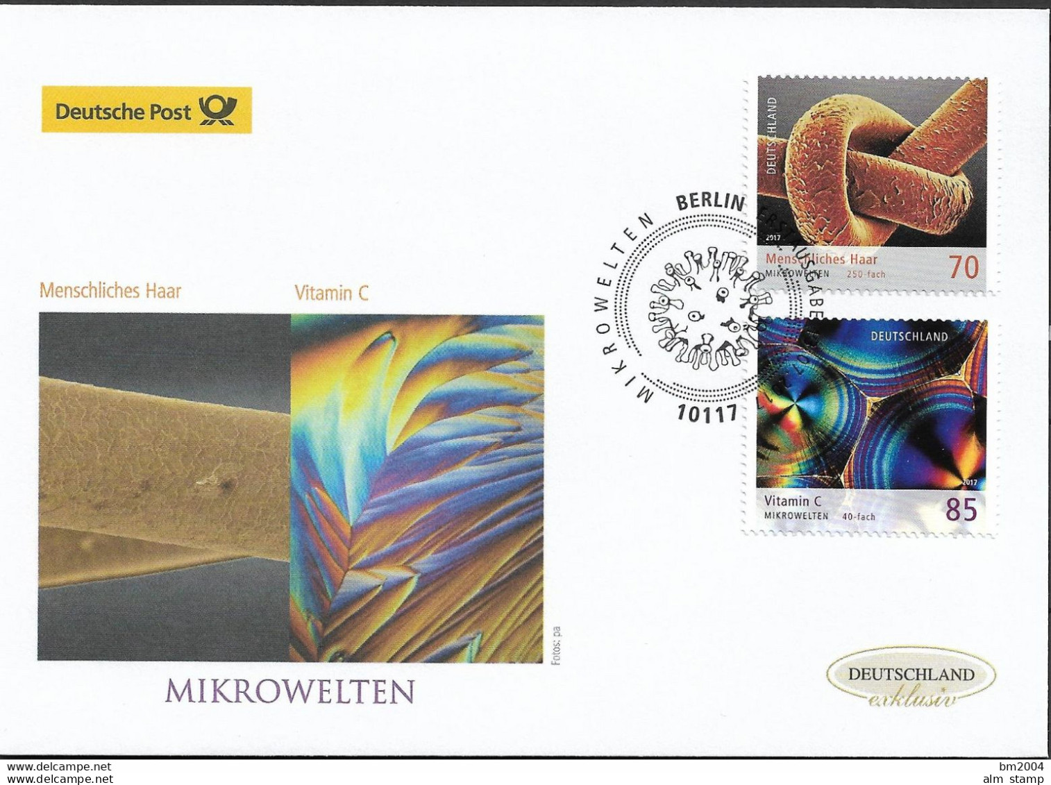 2017 Deutschland  Allem. Fed. Germany   Mi. 3322-3 FDC   Mikrowelten - 2011-…