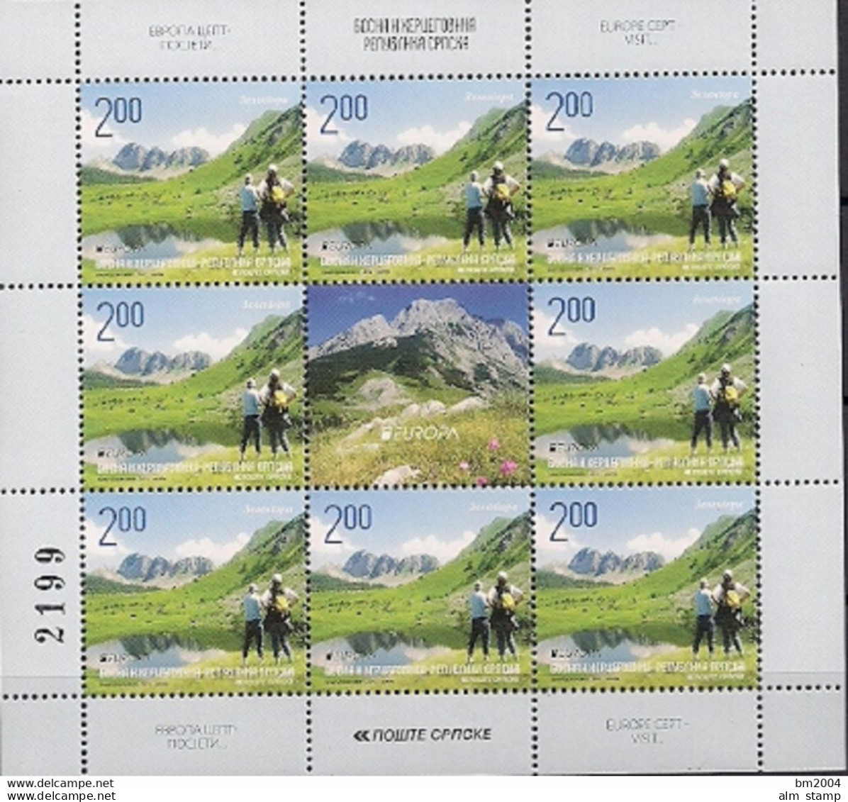 2012 Bosnien Und Herzegowina Serbische Republik  Mi. 563-4 **MNH  Europa   " Besuche " - 2012