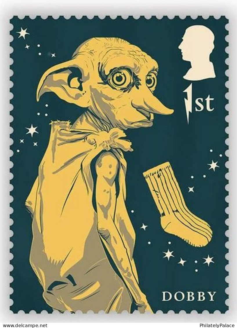 Great Britain GB UK 2023 Harry Potter, Movie,Film,Book,Dobby,Spider,Eagle,Bird,Buckbeak,Cat,Owl, MS MNH (**) - Sin Clasificación