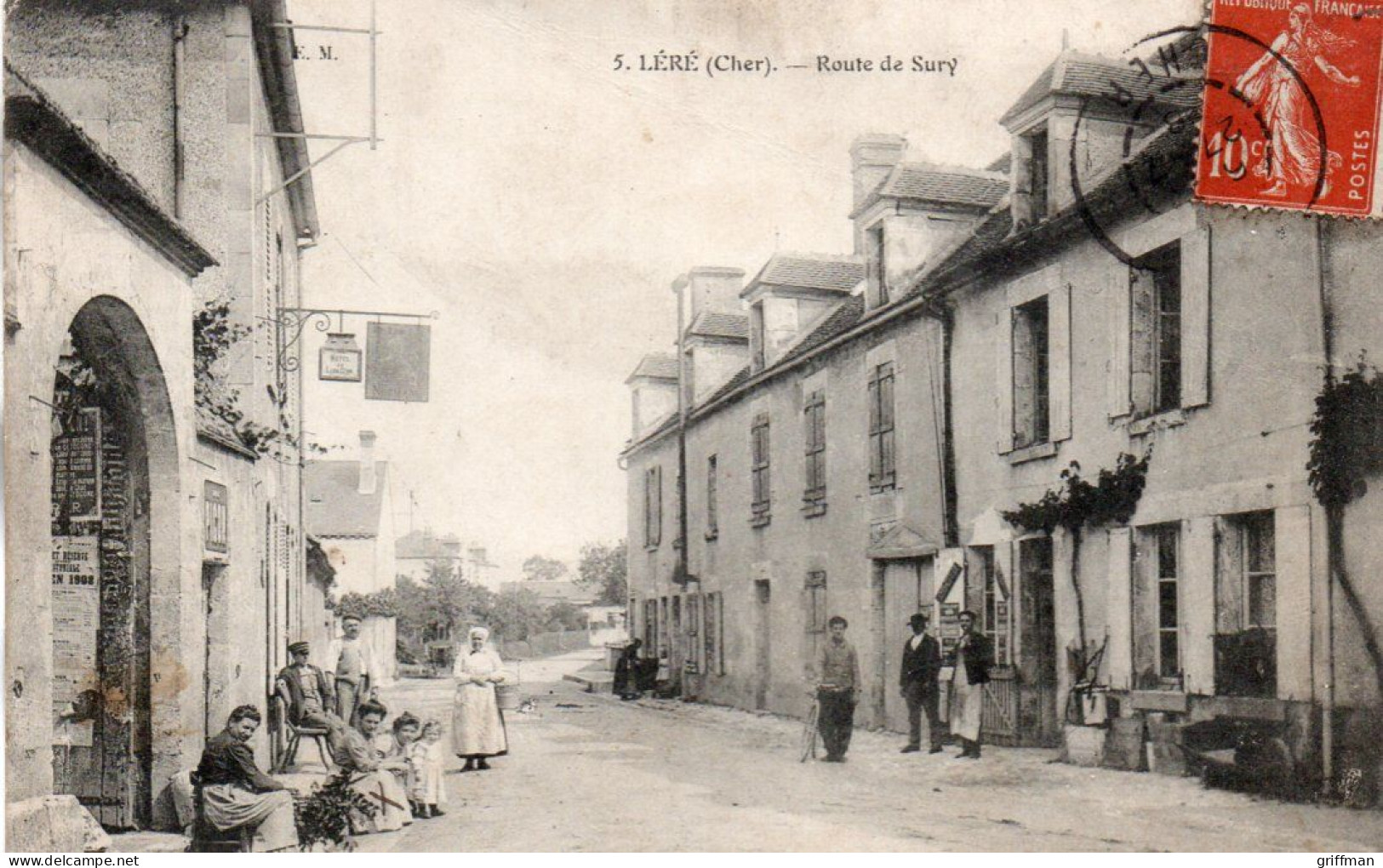 LERE ROUTE DE SURY 1908 TBE - Lere