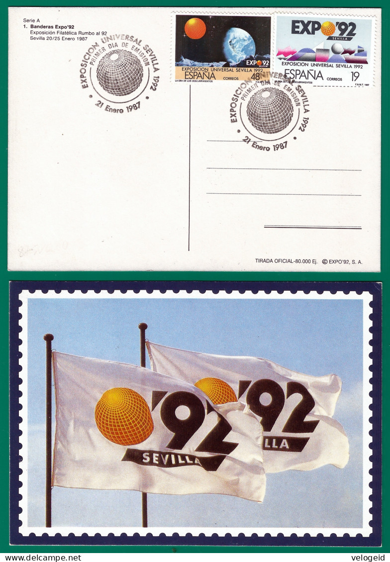 España. Spain. 1987. Exposicion Filatelica RUMBO AL 92. Sevilla - Franking Machines (EMA)