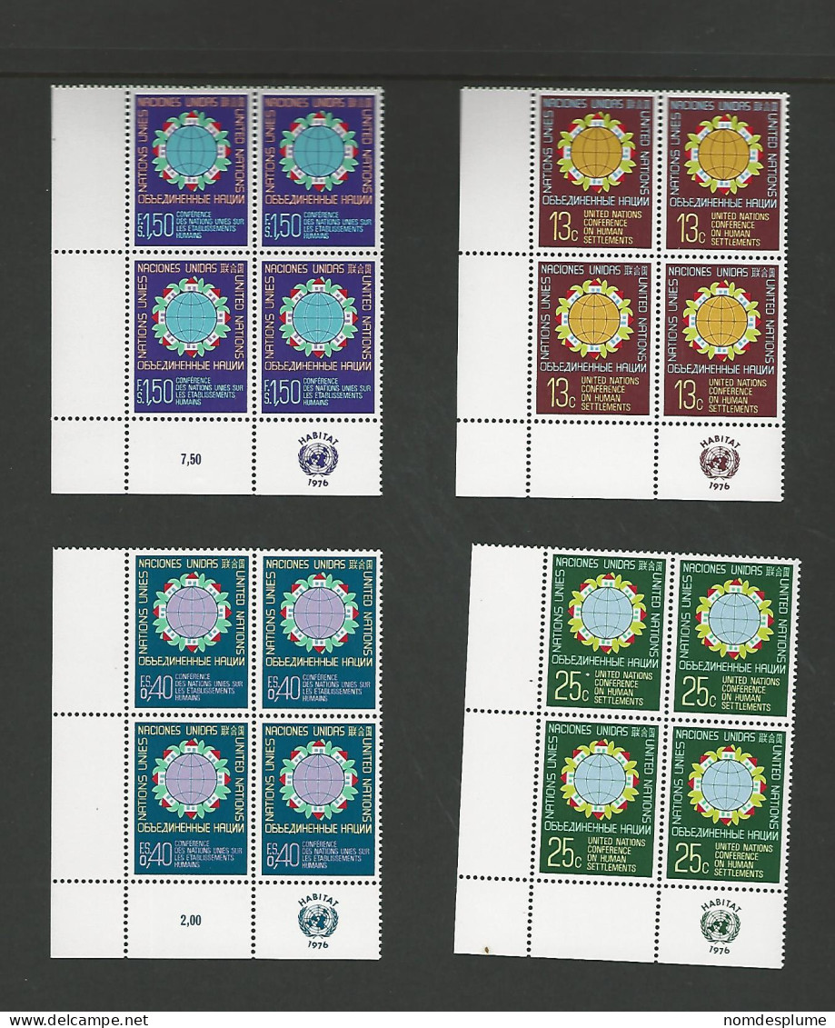 53898 ) Collection United Nations Block - Colecciones & Series