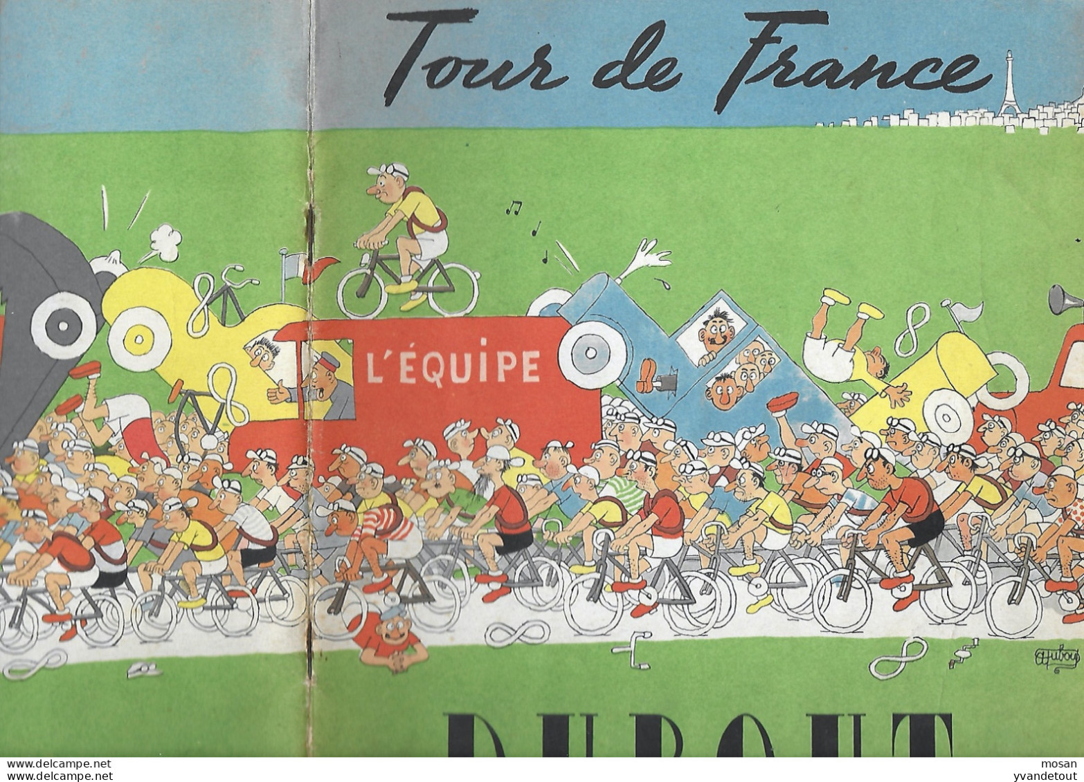 Tour De France. Dubout. BD -  Dessins - Humour - Humour