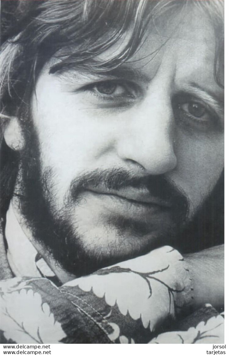 POSTAL   FOTOGRAFIA   DEL CANTANTE DE LOS BEATLES  RINGO STAR - Photographs