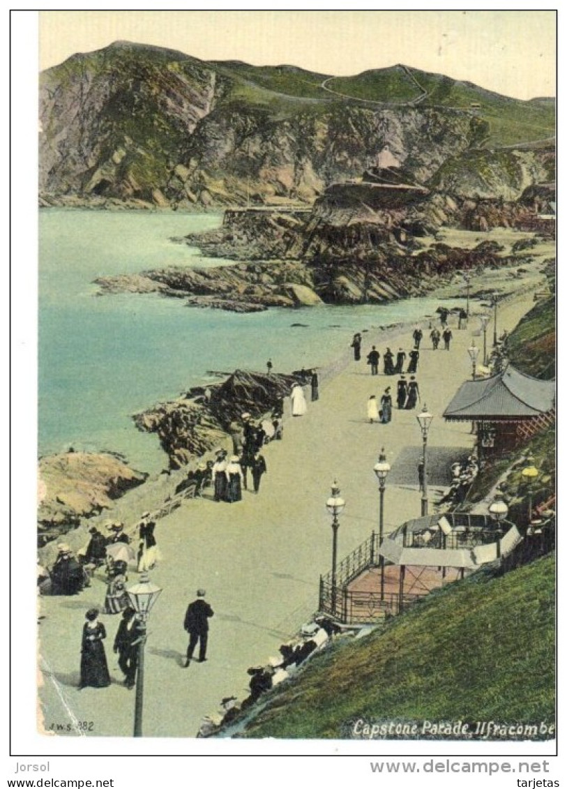 POSTAL   ILFRACOMBE  -INGLATERRA -  CAPSTONE PARADE - - Ilfracombe