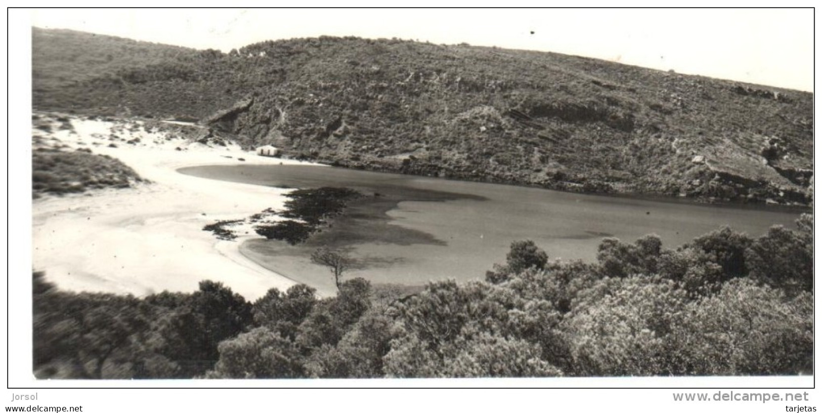 POSTAL    CIUDADELA .14  -BALEARES   -PLAYA DELS TANCATS EN CALA ALGAYARENS (FOTO HERNANDEZ ) - Menorca