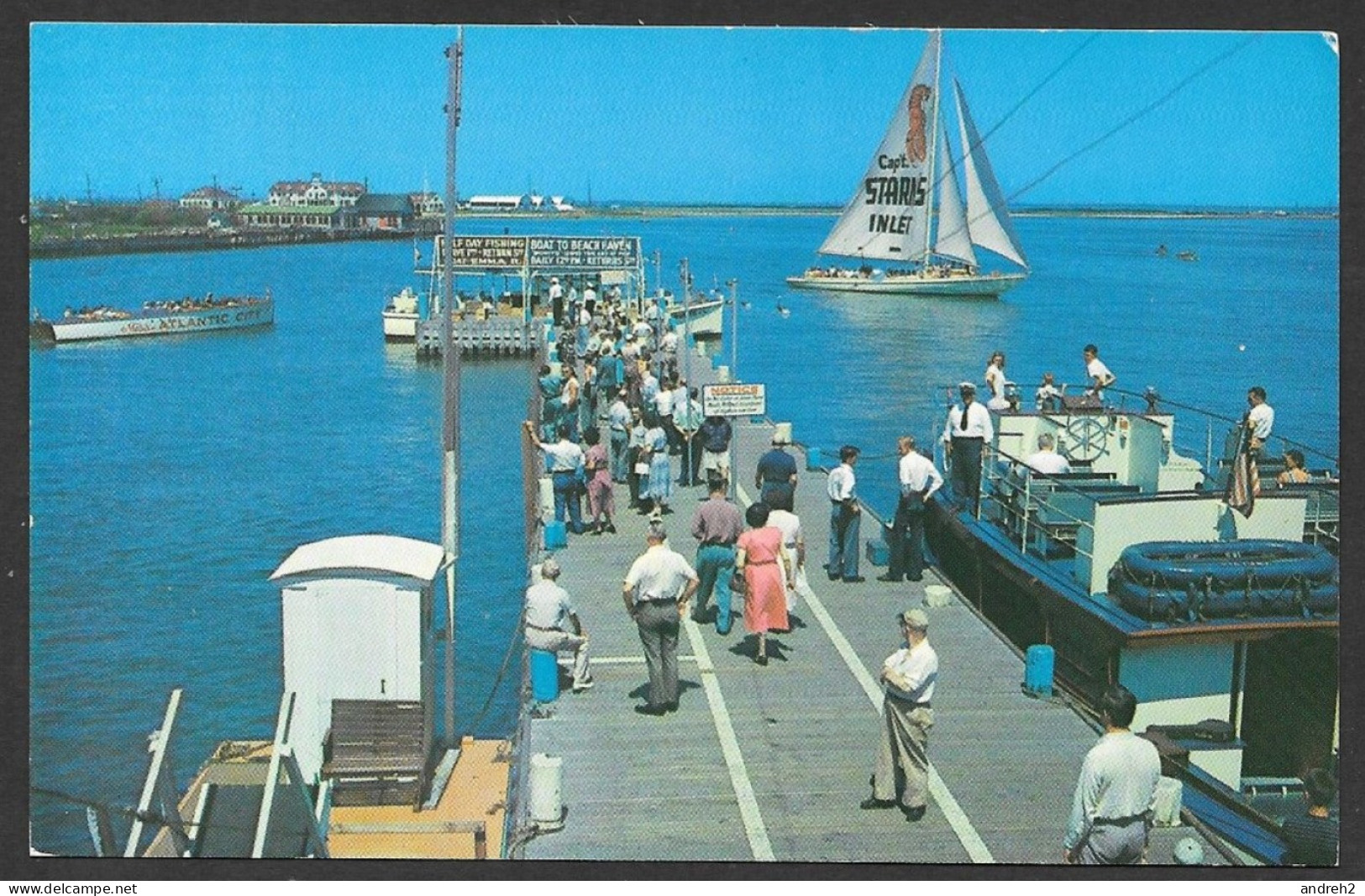 Atlantic City  New Jersey - Inlet Pier  Atlantic City - Uncirculated  Non Circulée -  No: 3886 - By Jack Freeman - Atlantic City