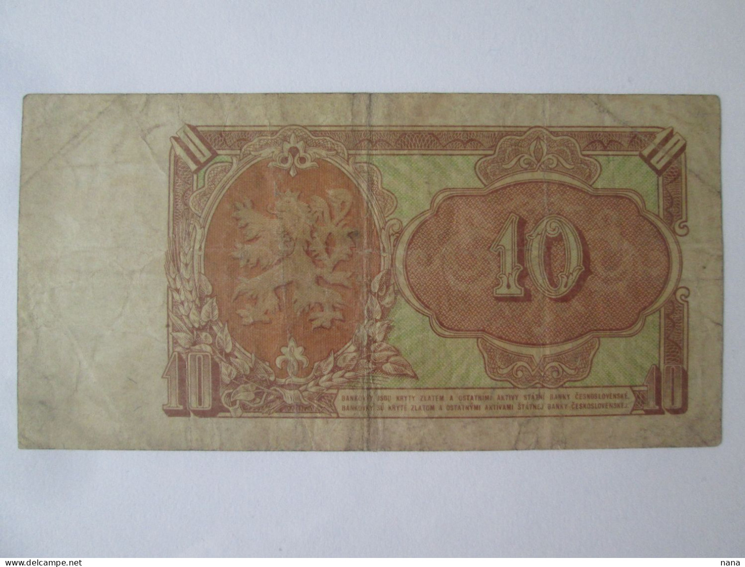 Czechoslovakia 10 Korun 1953 Banknote See Pictures - Tchécoslovaquie