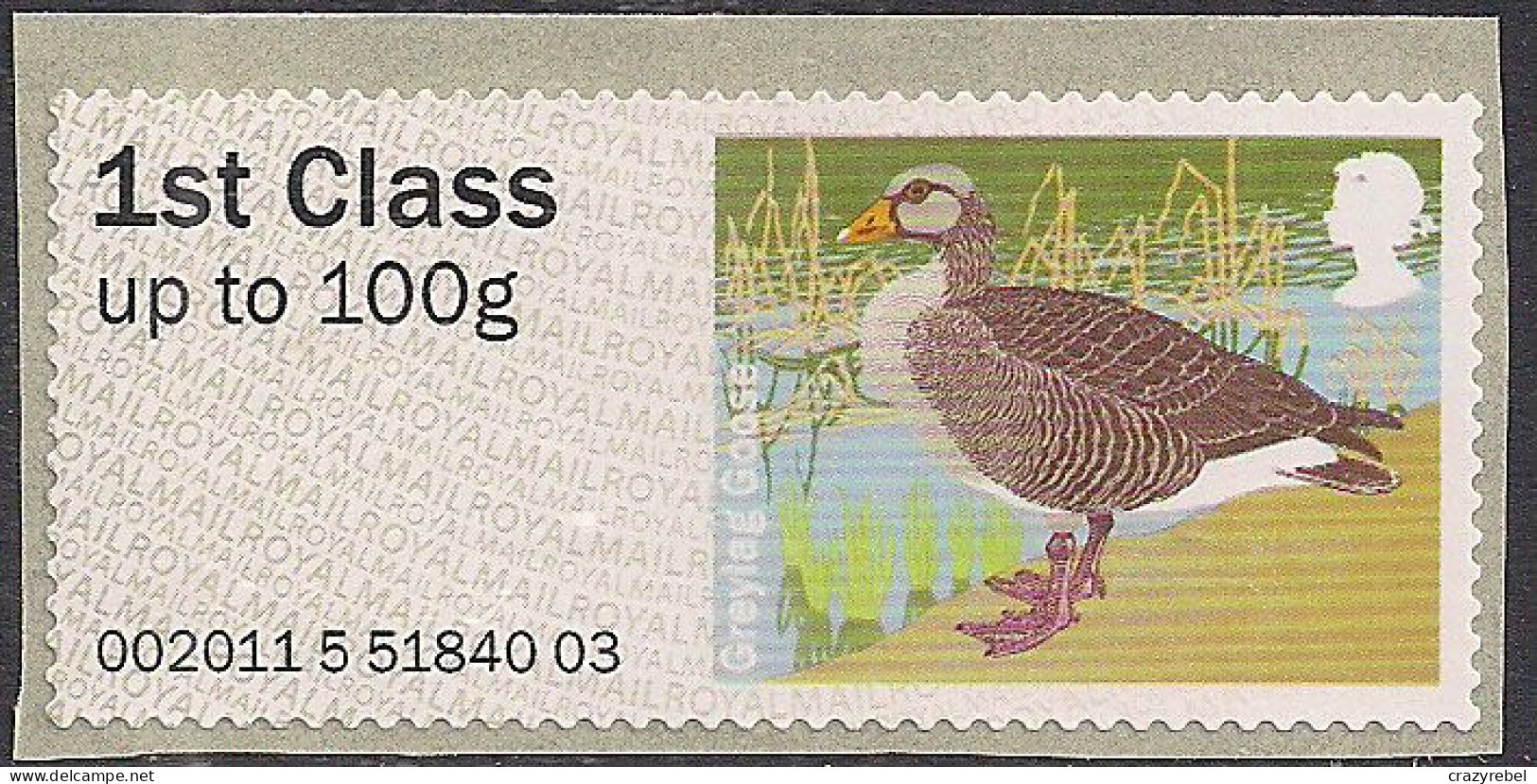 GB 2011 - 14 QE2 1st Greylag Goose Post & Go Umm SG FS 16 ( J1142 ) - Post & Go (distributeurs)