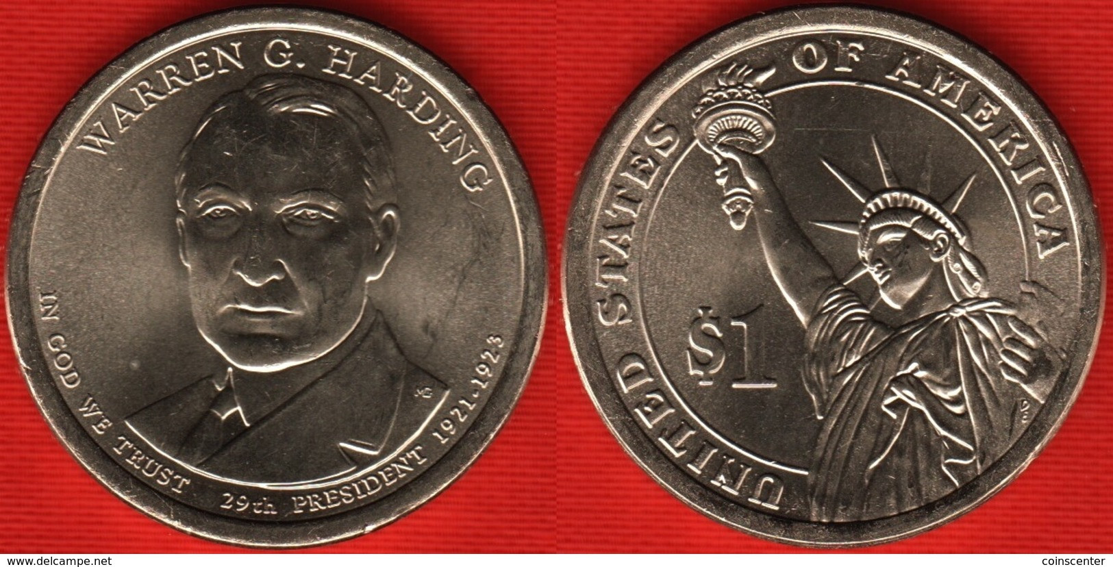 USA 1 Dollar 2014 D Mint "Warren G. Harding" UNC - 2007-…: Presidents