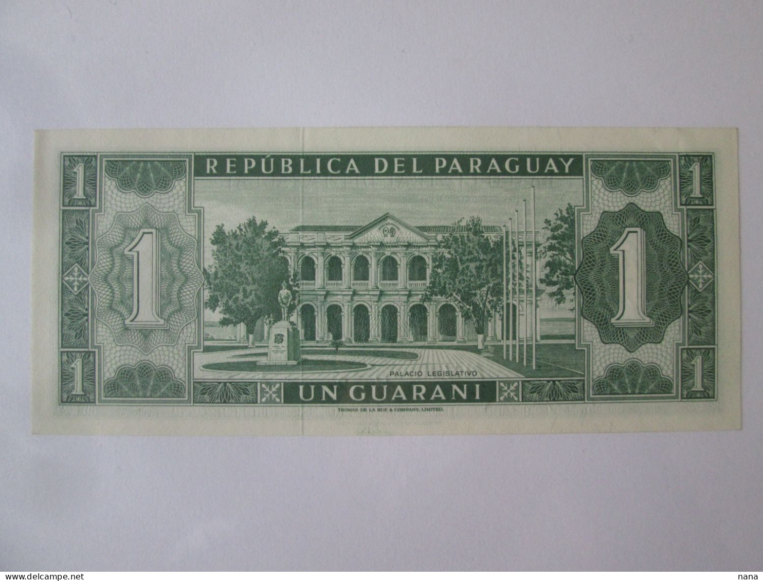 Paraguay 1 Guarani 1963 Pick 193 Banknote UNC See Pictures - Paraguay