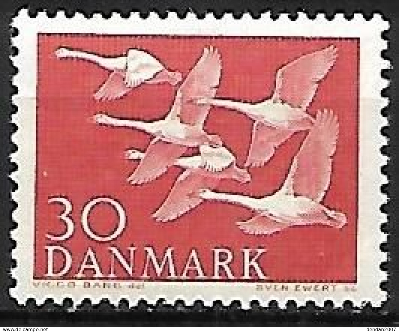 Denmark - MNH ** 1956 :  Whooper Swan  -  Cygnus Cygnus - Cygnes