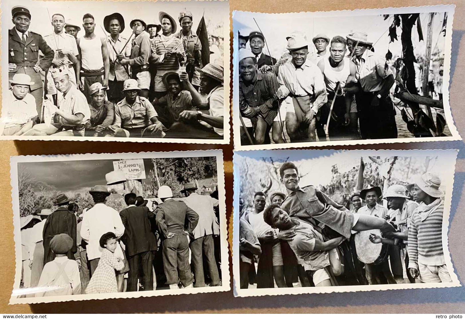 14 Photos Madagascar , Fête De L’Armée 1955 - TB - Afrika