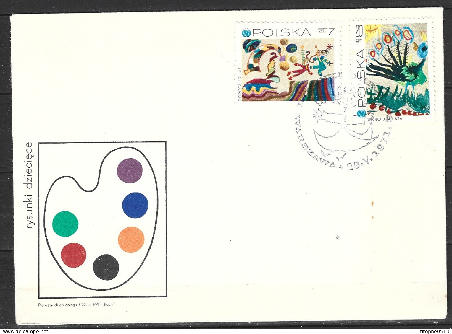 POLOGNE. N°1926 De 1971 Sur Enveloppe 1er Jour. Paon. - Pavoni