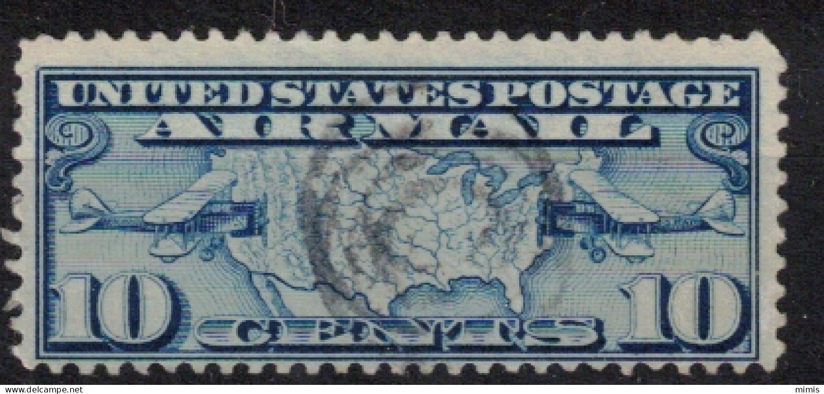 USA   Poste Aérienne   N° 7 - 1a. 1918-1940 Afgestempeld