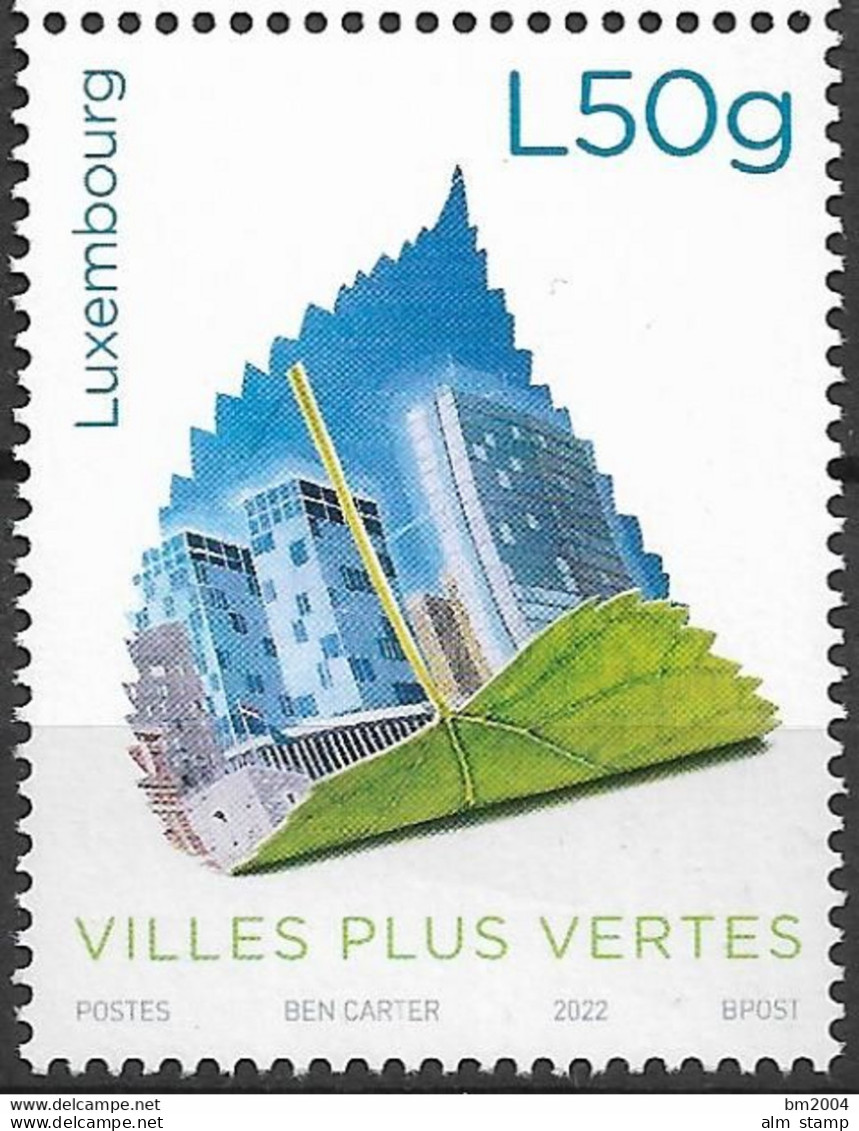 2022 Luxemburg Mi. 2304 **MNH  Grünere Städte. - Ongebruikt