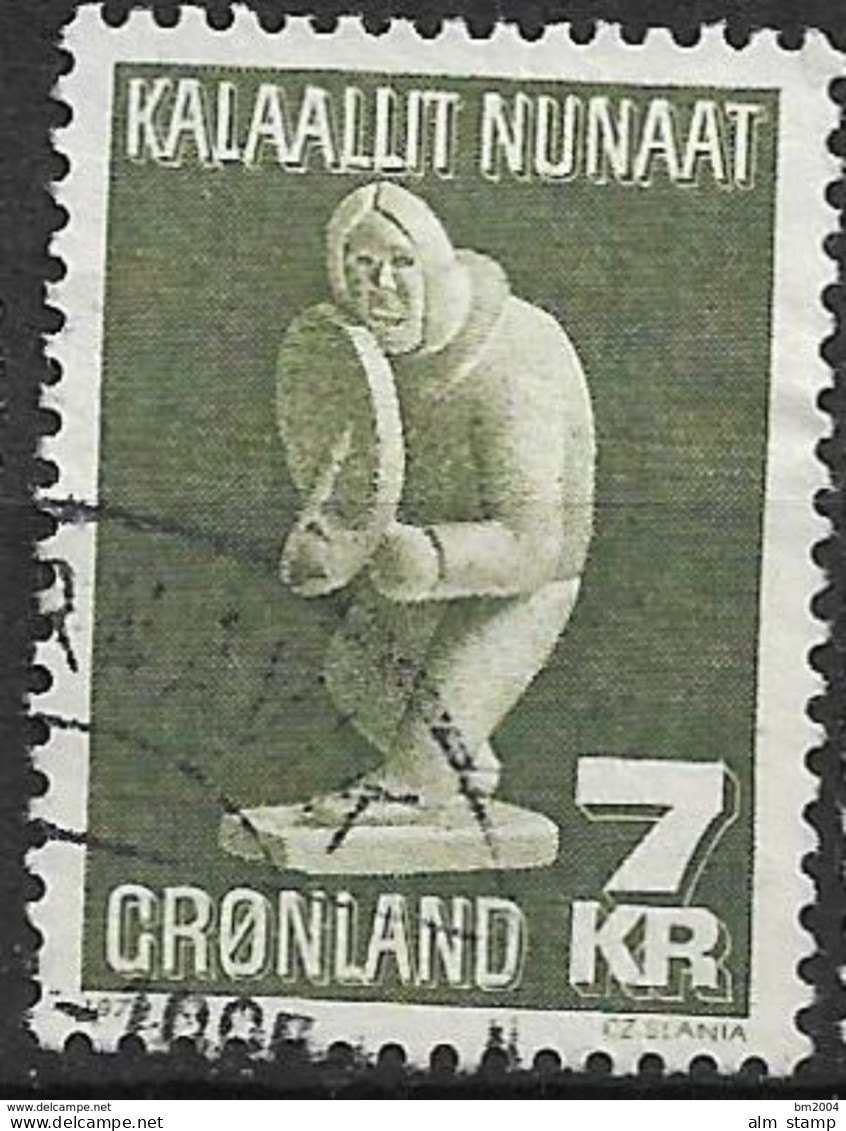 1979 Grönland Mi. 117 Used   Kunsthandwerk: Specksteinfigur Von Simon Kristoffersen - Gebraucht