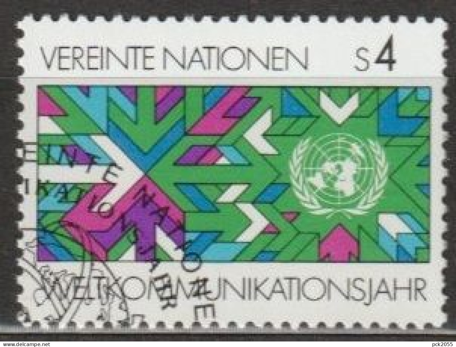 UNO Wien 1983 MiNr.29 O Gest. Weltkommunikationsjahr ( 2033 ) - Usati