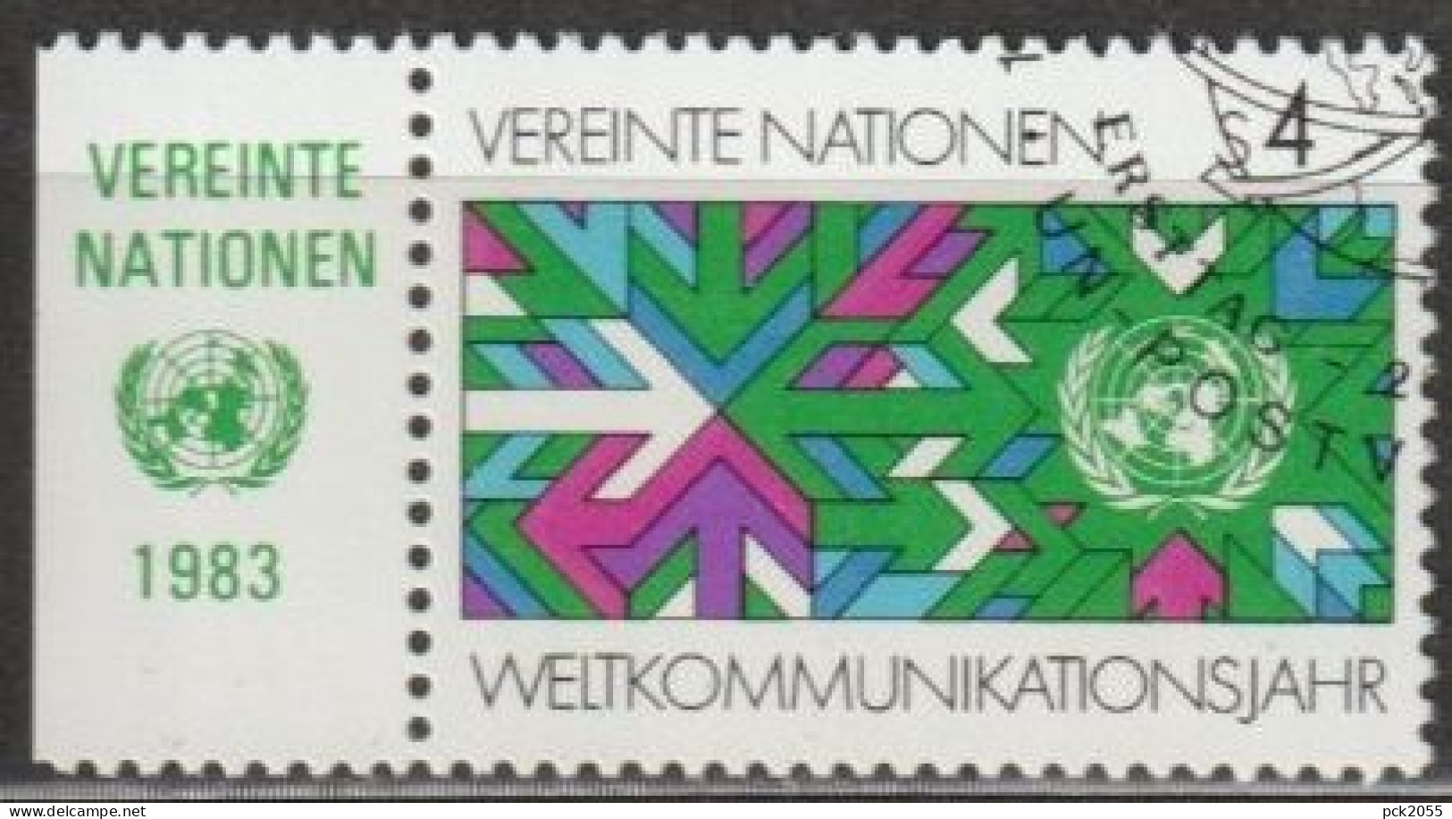 UNO Wien 1983 MiNr.29 O Gest. Weltkommunikationsjahr ( 2041 ) - Usati