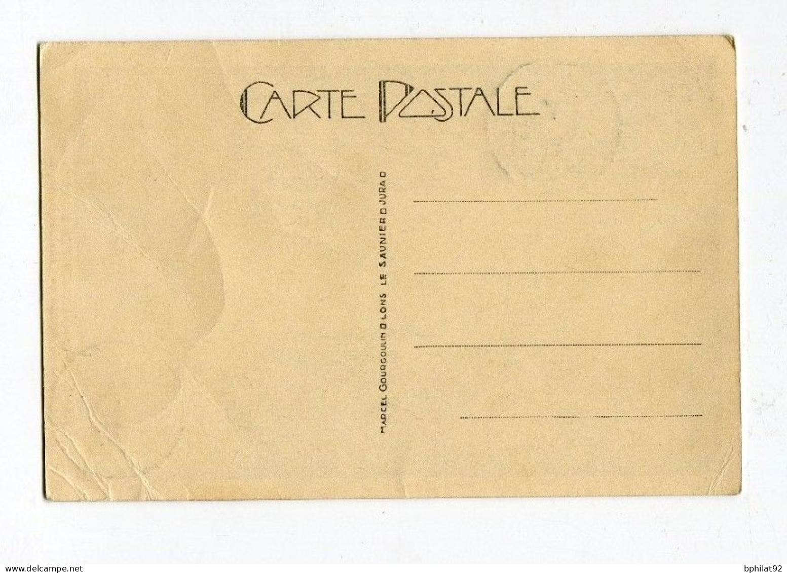 !!! CARTE MAXIMUM ROUGET DE LISLE CACHET ORDINAIRE DE LONS LE SAULNIER 27/6/1936 (1ER JOUR) - 1930-1939