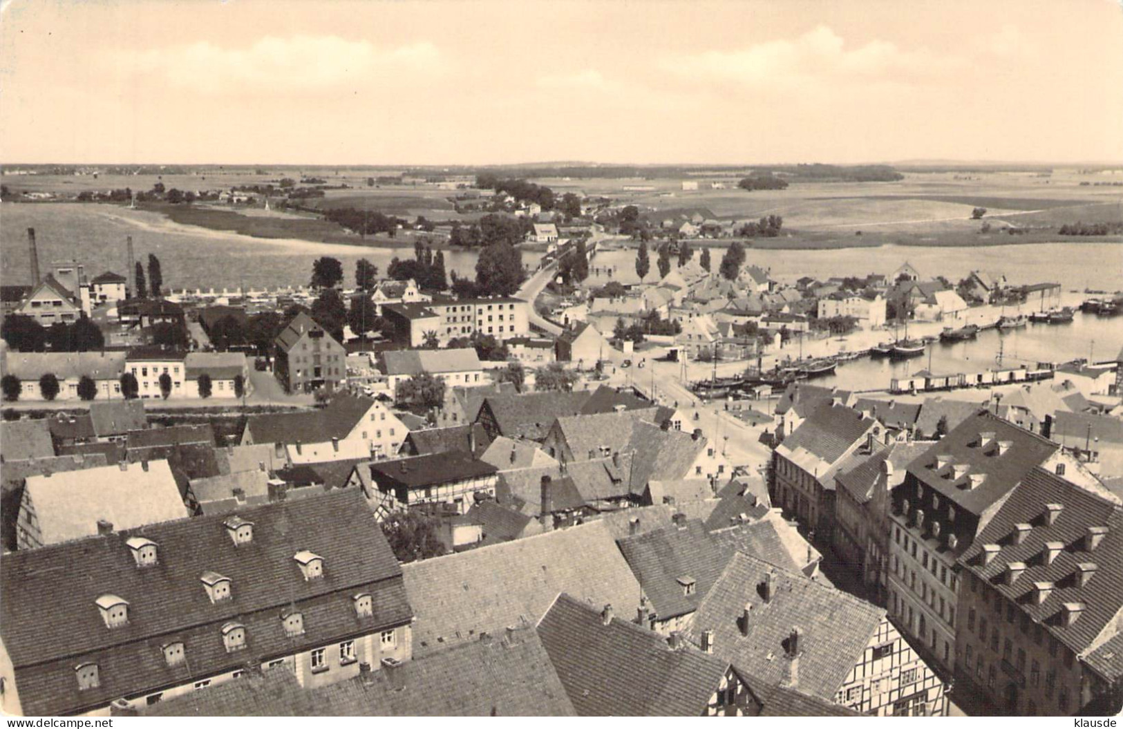 Wolgast - Panorama Gel.1961 - Wolgast