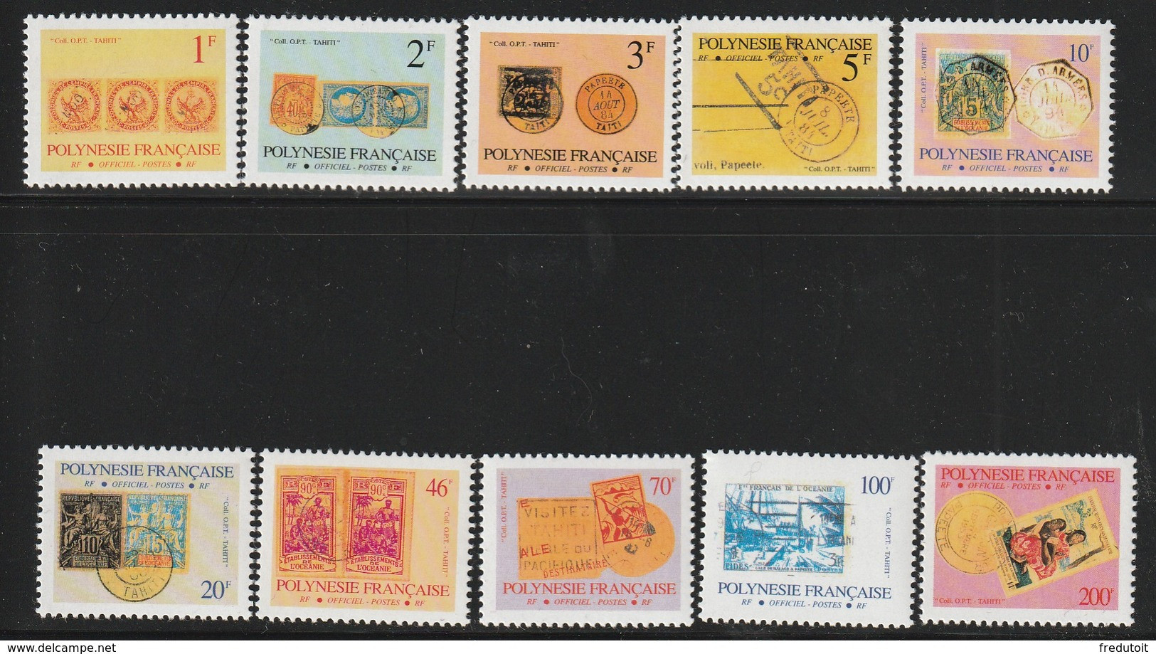 POLYNESIE - Timbres De Service  N° 16/25  ** (1993) - Dienstmarken