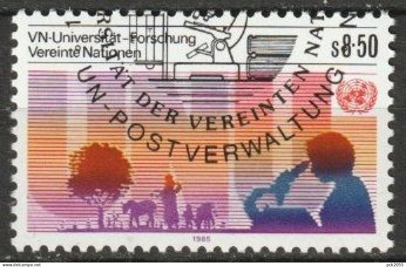 UNO Wien 1985 MiNr.48 Gest. 10.Jahre Universität Der UNO ( 2286) - Usati