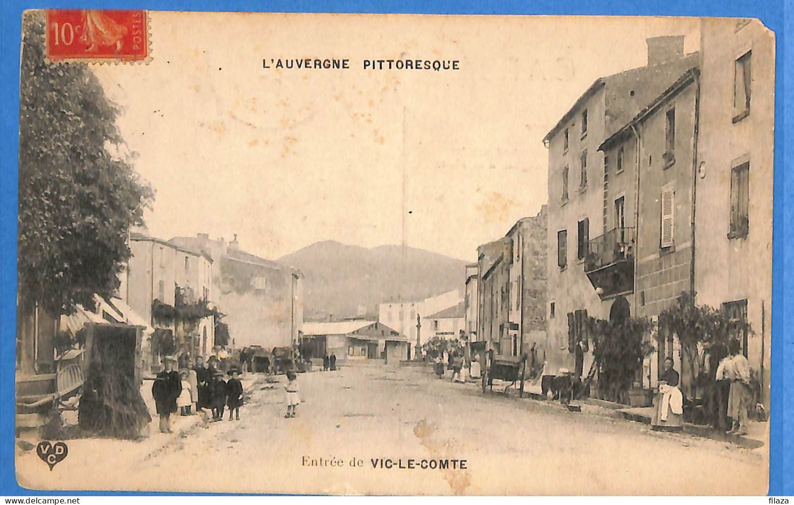 63 - Puy-de-Dôme - Auvergne - Entree De Vic Le Comte (N14280) - Vic Le Comte