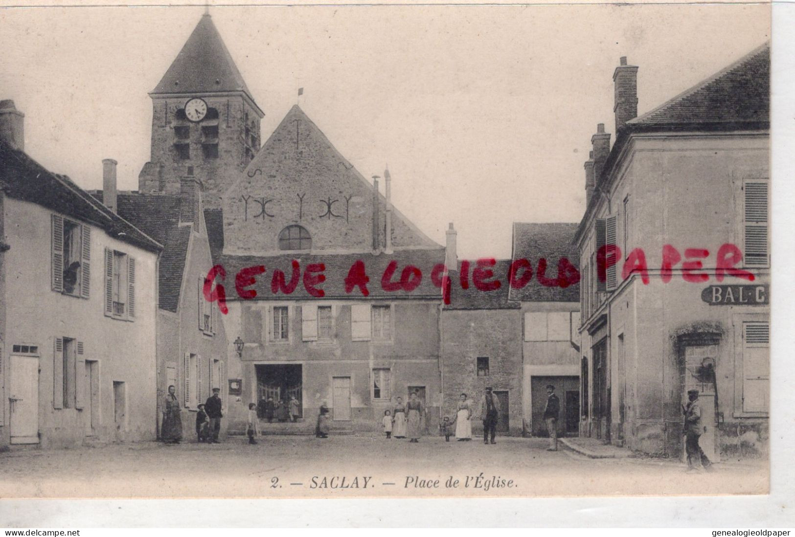 91- SACLAY - PLACE DE L' EGLISE - Saclay