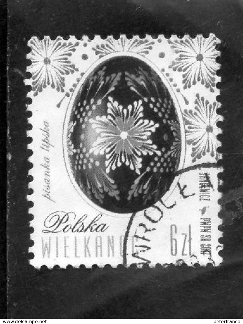 2017 Polonia - Pasqua - Used Stamps