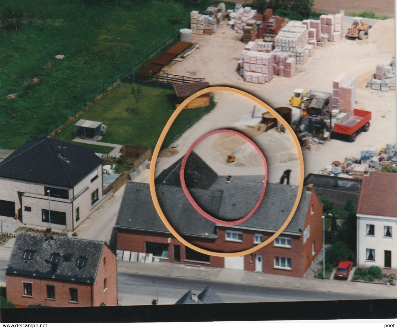 Luchtfoto Geel : Larumsebrugweg / Bouwmaterialen ( Nu Verdwenen ) - Geel